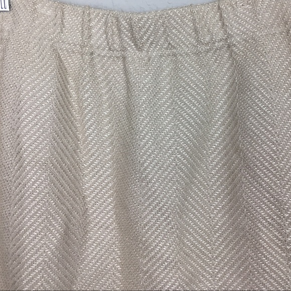 St. John Collection Skirt Size 12 Cream Pencil - Picture 4 of 6